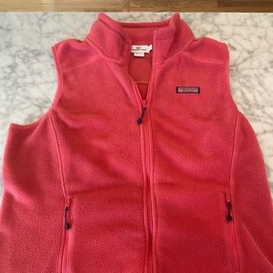 Vineyard Vines Women’s Fleece Vest in Pink